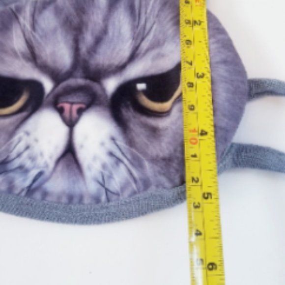 4 PACK cats FACE COVER Adult teen MASK Pick your KITTEN Cat pet 3D ears soft HK - Picture 5 of 7